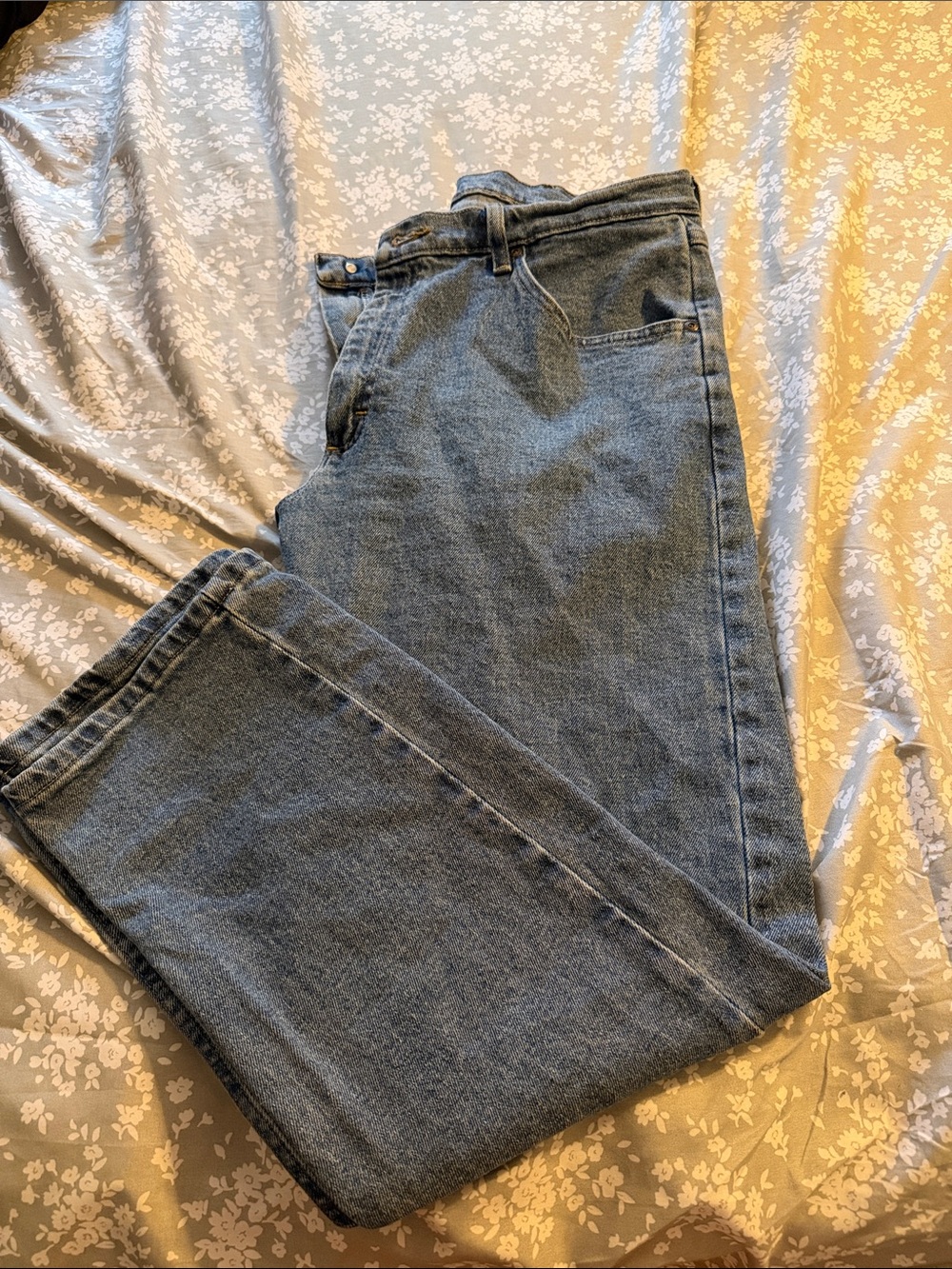 Classic Men's Blue Denim Jeans 34/29